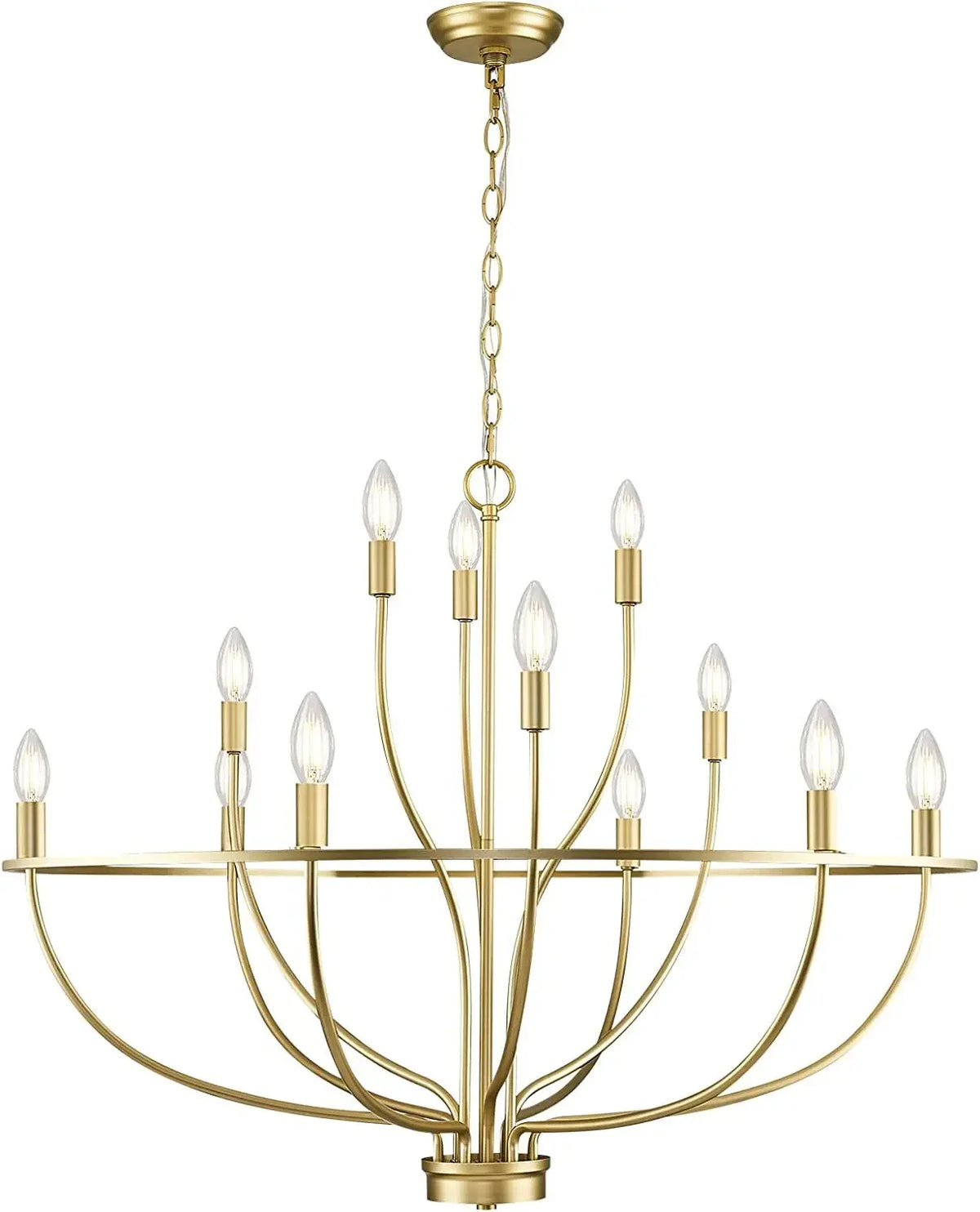lustre rétro à led en fer pour décoration intérieure moderne - vue 8 sur 12