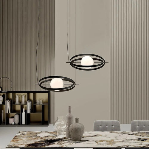 Italian designer pendant light for an elegant and modern interior - vue 5 sur 6