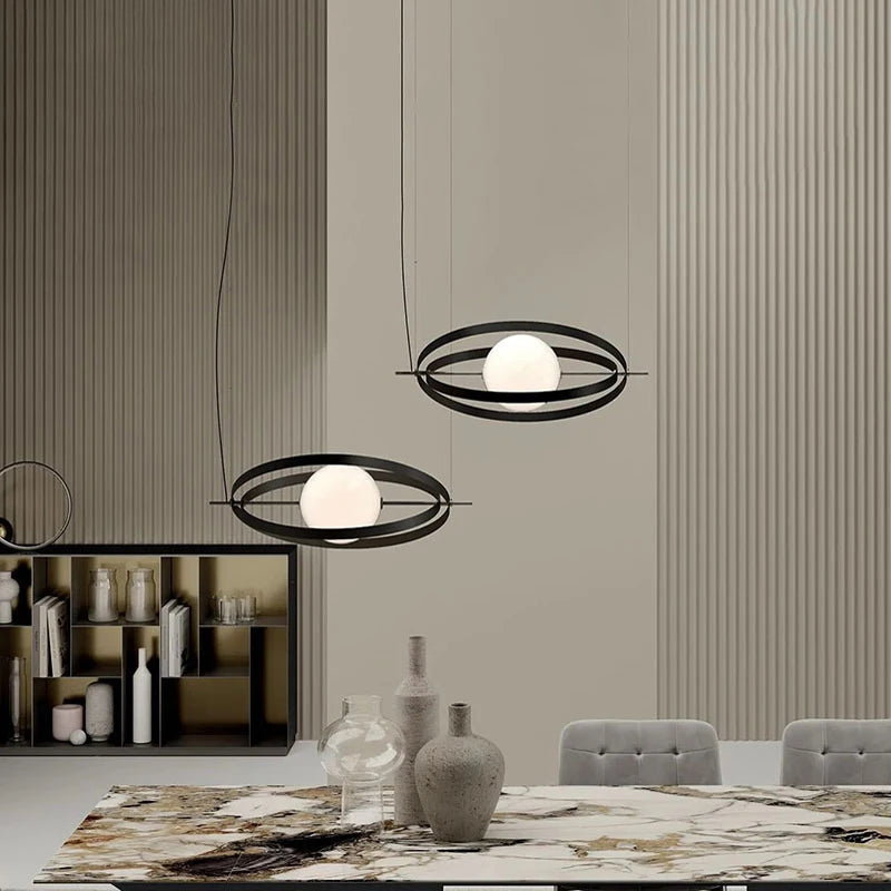 Italian designer pendant light for an elegant and modern interior - vue 4 sur 6
