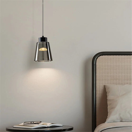 Trendy bottle-shaped LED chandelier for modern interiors - vue 5 sur 11