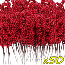 Artificial berry branch for Christmas decoration
