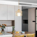 Minimalist metal pendant light for modern interior decor