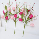 Artificial tulip floral decoration for Valentine's Day