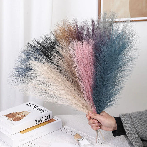 Set of artificial pampas for wedding and party decoration - vue 5 sur 18