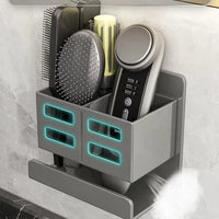 Multifunctional toothbrush holder for bathroom storage