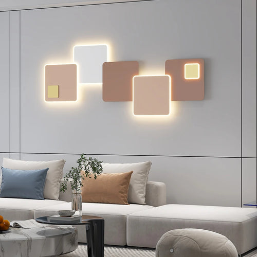 Modern LED wall light creative design for decorative ambience - vue 6 sur 8