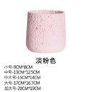 Nordic style cement flower pot with decorative tray