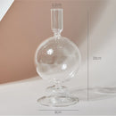 Clear glass candleholder modern nordic home decor