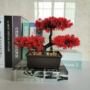 Artificial pine bonsai ornamental tree indoor decoration