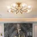 Modern copper chandeliers for elegant indoor lighting