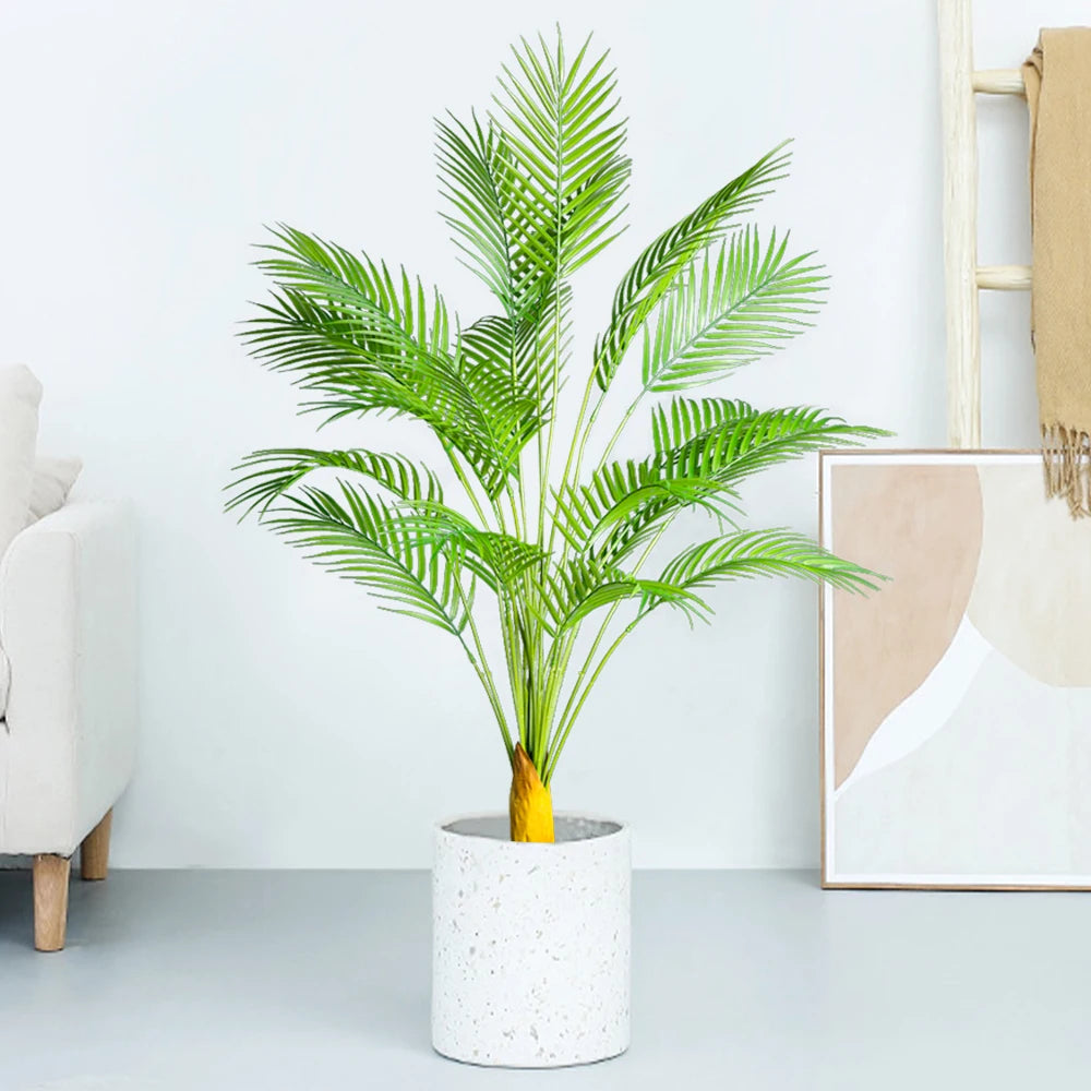 Artificial tropical palm plant for indoor and outdoor decoration