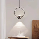 Modern rotating LED chandelier for decorative indoor lighting