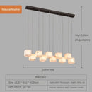Spanish marble chandelier with minimalist Chinese style for elegant interiors