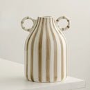 ceramic vase striped smiling face cute atmosphere decorative