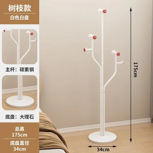creative wrought iron vertical coat rack for clothes - vue 9 sur 14