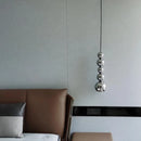 Large designer LED chandelier for elegant interior decoration