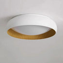 Minimalist Japanese retro circular anti-glare lamp with soft lighting