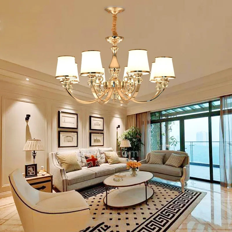 Luxury crystal chandelier for elegant decor