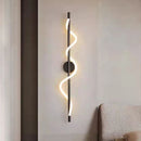 Brass wall light with dimmer and remote control