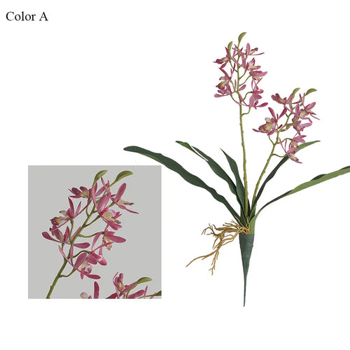 Artificial butterfly orchid for wedding and party decoration - vue 9 sur 10