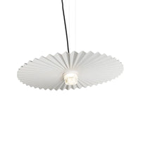 Nordic pleated pendant light for café, restaurant and shop