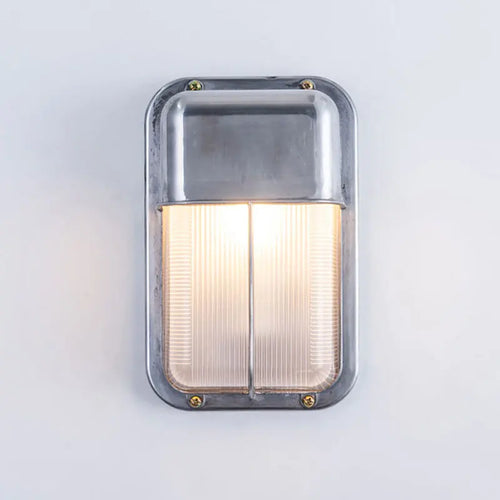 Retro waterproof LED wall light in aluminium for outdoor and indoor use - vue 2 sur 15