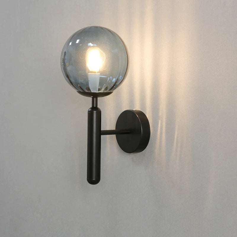 Modern LED round wall light for restaurant