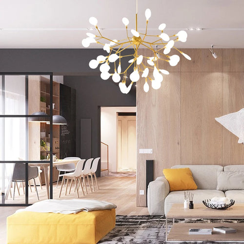 Elegant modern decorative tree branch chandelier - vue 9 sur 9