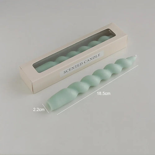 spiral aromatherapy scented candle for festive decoration - vue 17 sur 19
