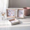 Decorative nordic style square resin photo frame for wall hanging
