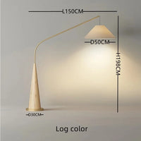Modern nordic creative floor lamp with remote control for interior decoration
