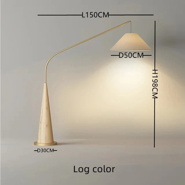 Modern nordic creative floor lamp with remote control for interior decoration