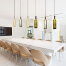 Modern brass and glass pendant light for interior decoration