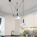 Telescopic stretch bar light for reading and dining