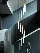 Modern pendant chandelier for loft-style interior lighting