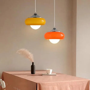 Bauhaus retro glass pendant light for interior