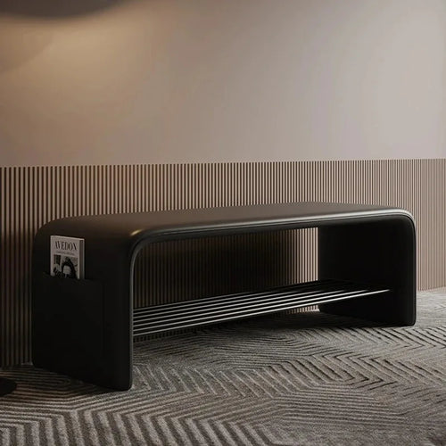 Doorway Shoe-changing Stool, Shoe Cabinet Storage, Two-purpose All-in-one Stool, Bedroom Simple Bedside Bench for Sitting - vue 8 sur 11