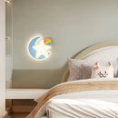 children's designer princess star wall light for bedroom