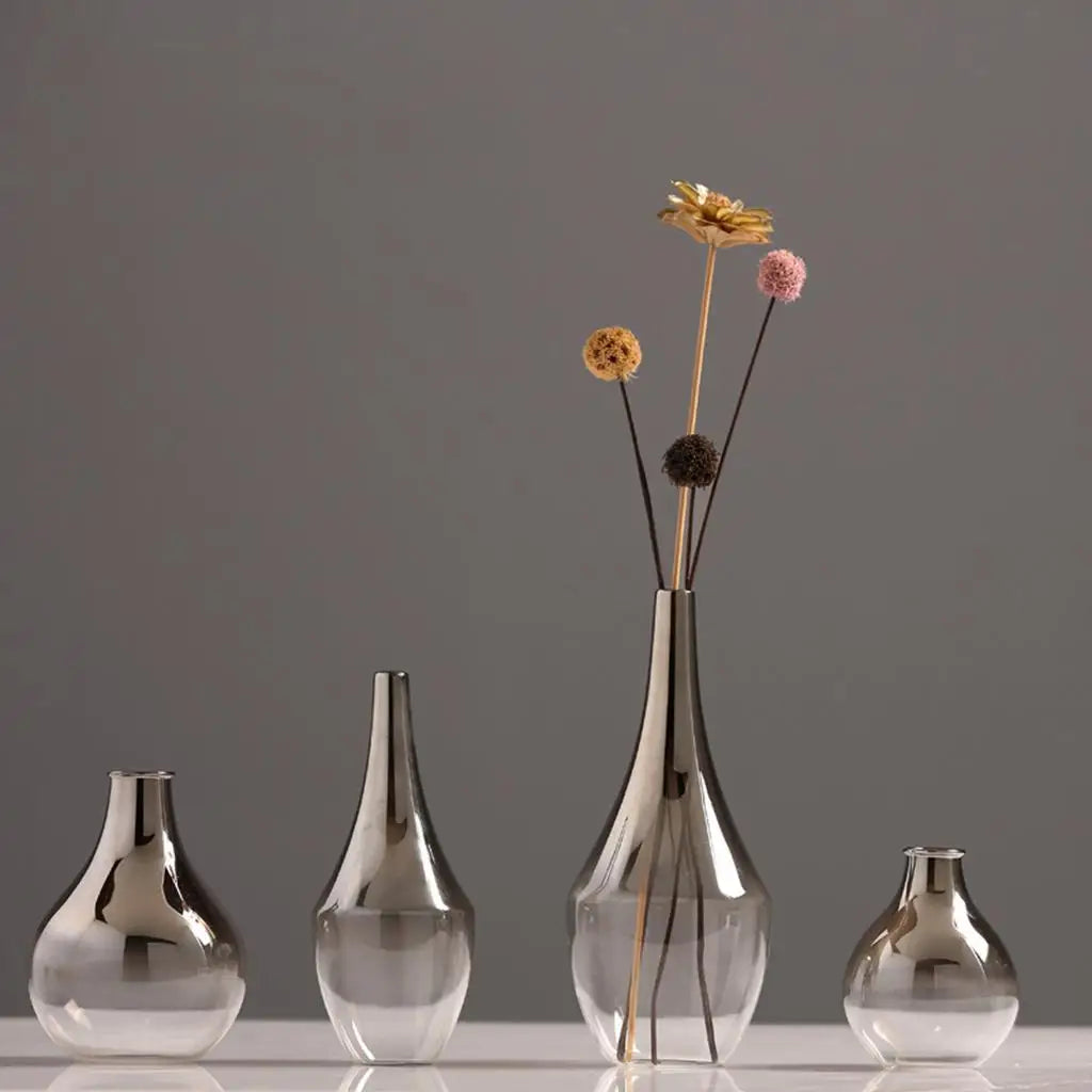 gradient glass vase for flowers and gifts - vue 6 sur 6