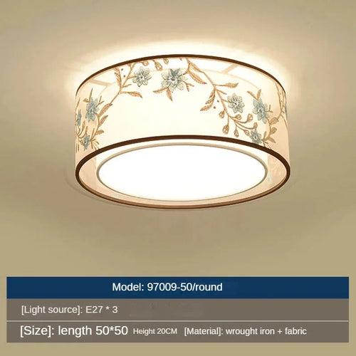 Modern Chinese style pendant light for a simple atmosphere - vue 16 sur 19
