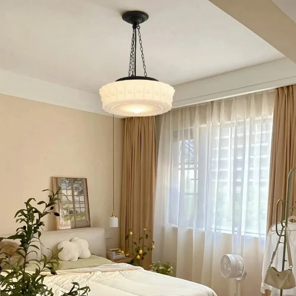 Creative vintage glass indoor chandelier modern decorative