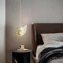 Nordic LED swan pendant light luxury design