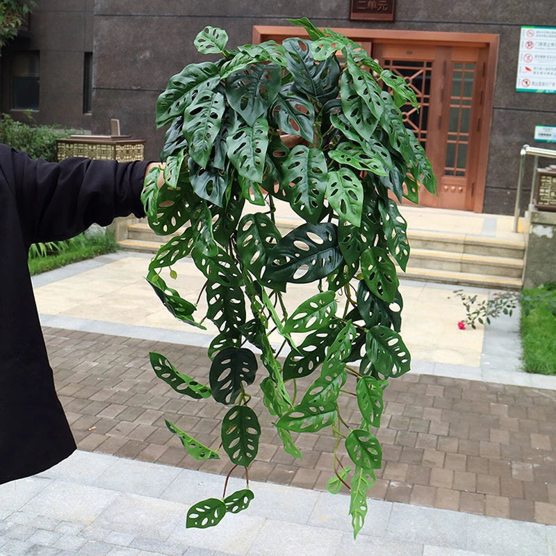 Artificial hanging plants wall vines for indoor and garden decoration