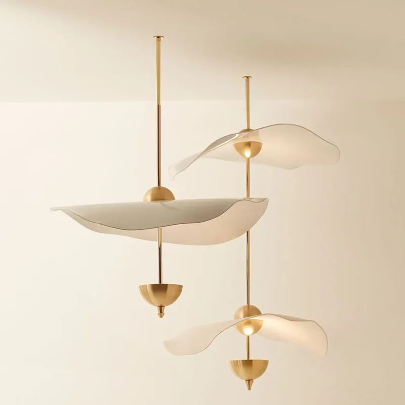 Lotus design LED ceiling light for modern interior décor