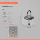 Portable waterproof solar acrylic outdoor table lamp