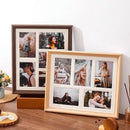 Solid wood display stand for decorative wedding photo frames