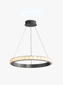 Minimalist aluminium and acrylic pendant light with modern elegant design