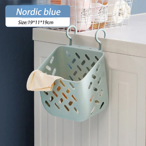 panier de rangement pliable à suspendre pour linge sale - vue 16 sur 19