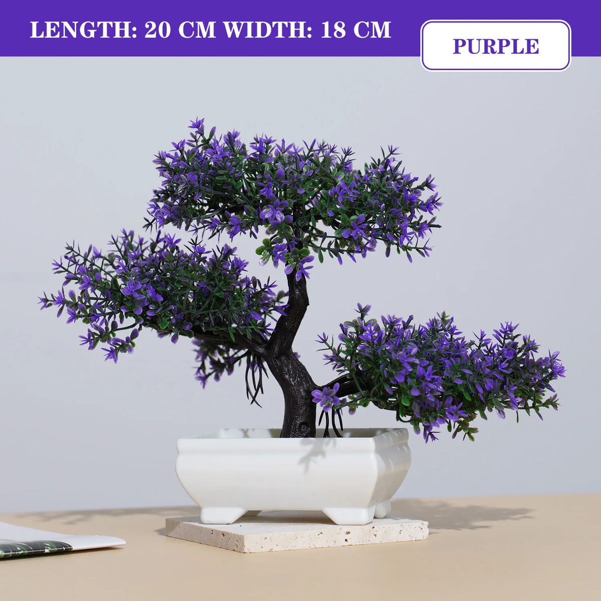 Artificial bonsai tree for indoor and outdoor decoration - vue 9 sur 32