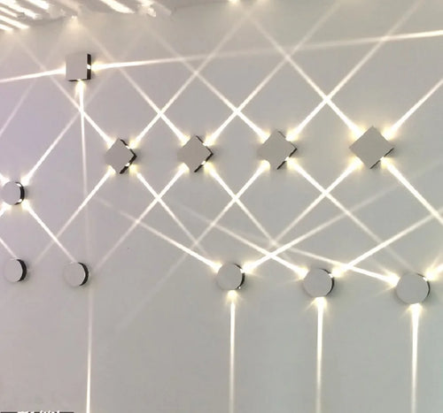 Minimalist square LED wall light - vue 5 sur 15